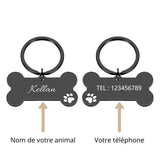 Médaille avec gravure personnalisée pour chien