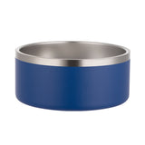 Gamelle en inox anti-dérapante design bleu