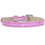 Collier en strass pour chat rose 2