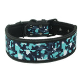 Collier pour American Bully bleu camouflage