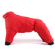 Manteau pour chien staffie rouge