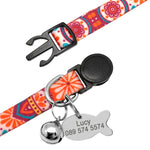 Boucle du collier pour chat avec médaille anti-étranglement