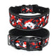 Collier pour American Bully rouge camouflage