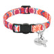 Collier pour chat avec médaille anti-étranglement orange