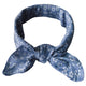 Foulard pour chien fleurs bleu