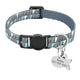 Collier pour chat avec médaille anti-étranglement gris
