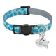 Collier pour chat avec médaille anti-étranglement bleu