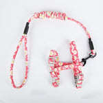 Harnais pour Chat à motifs rose