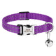 Collier pour chat design personnalisé violet sombre