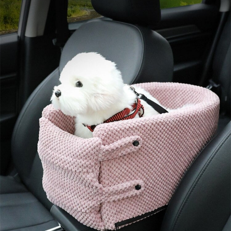 Le siège auto : parfait pour les petits chiens